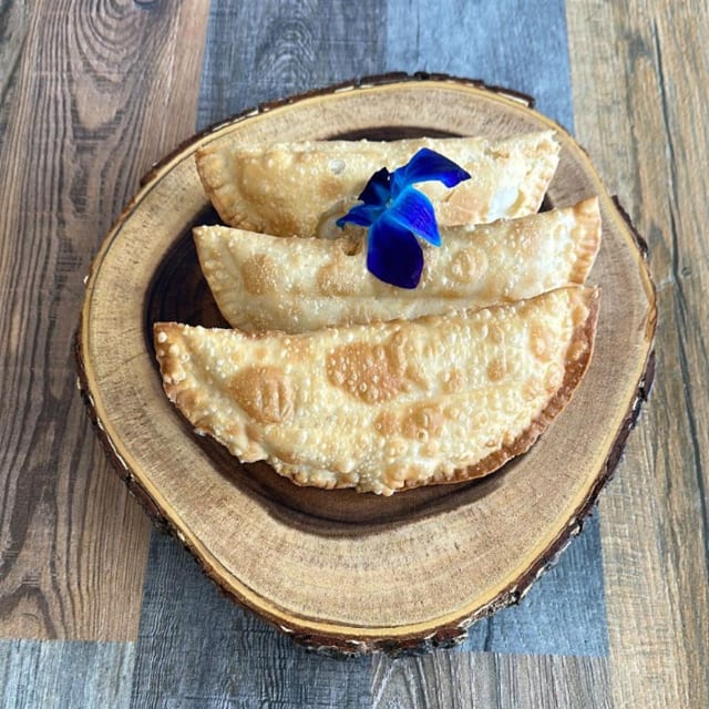 Chicken and Cheese Empanada.